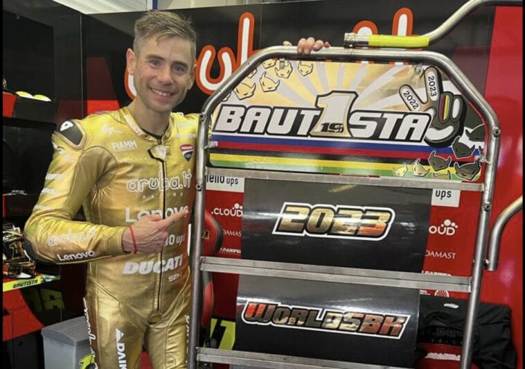 Alvaro Bautista double champion du monde Superbike