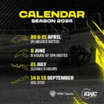 les dates du championnat d'endurance 2024