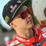 Dan Linfoot est en approche pour le compte du team Suzuki en endurance