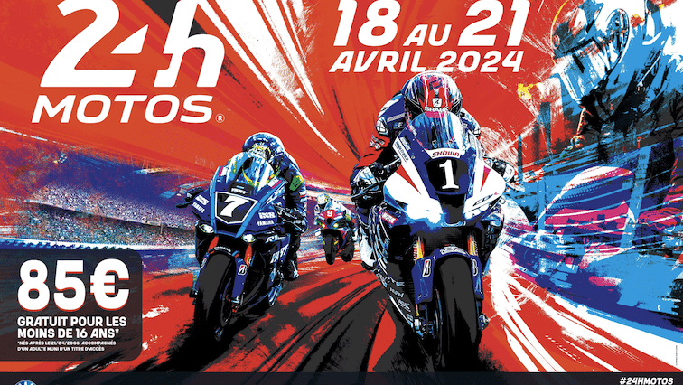 Affiche 24 Heures Moto 2024