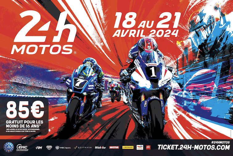 Affiche 24 Heures Moto 2024