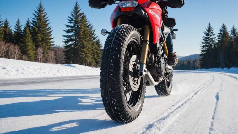 Pneus moto hiver