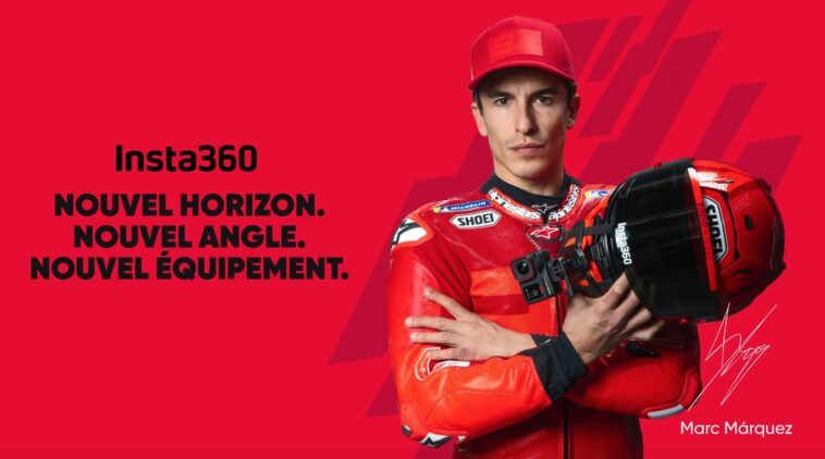 Insta 360 collaboration Marc Marquez